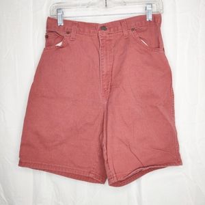 Vintage Talon Distressed Red High Waisted Shorts